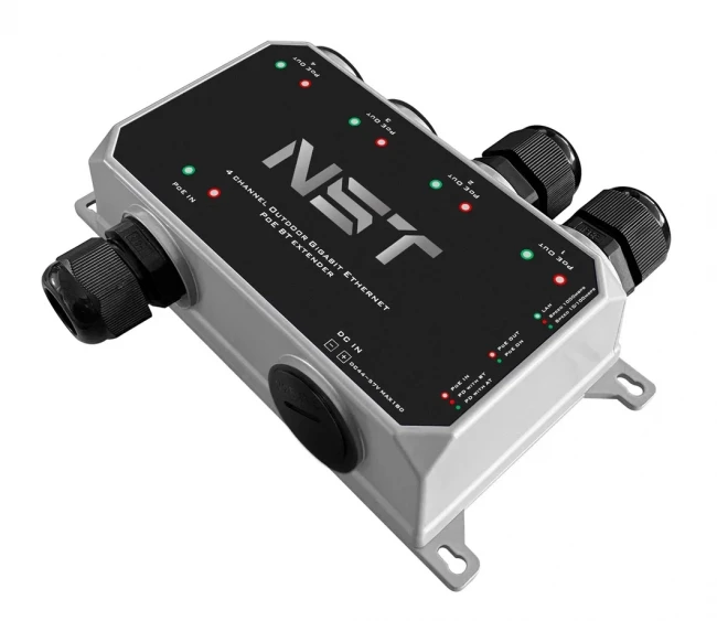 Уличный Ultra PoE удлинитель - коммутатор Gigabit Ethernet до 250м на 5 портов NST NS-EXSW-5GP/W — для бизнеса и офиса Уличный Ultra PoE удлинитель - коммутатор Gigabit Ethernet до 250м на 5 портов NST NS-EXSW-5GP/W — для бизнеса и офиса