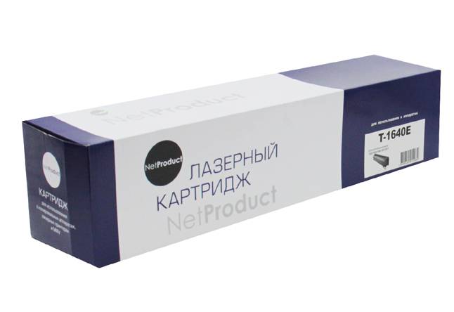 Тонер-картридж NetProduct (N-T-1640E) для Toshiba e-Studio 163/165/166/167, туба, 24K — для бизнеса и офиса Тонер-картридж NetProduct (N-T-1640E) для Toshiba e-Studio 163/165/166/167, туба, 24K — для бизнеса и офиса