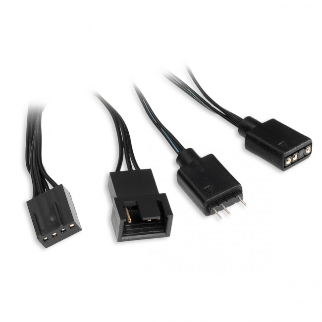 Корпус без блока питания HSPD M521-TGBK-ARGB — для бизнеса и офиса