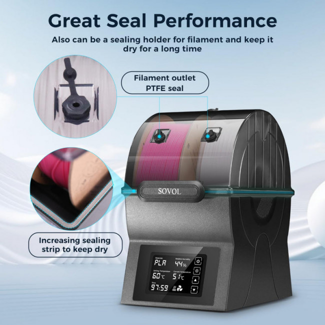 Сушилка филамента Sovol SH02 Sovol 6961136667939 — для бизнеса и офиса