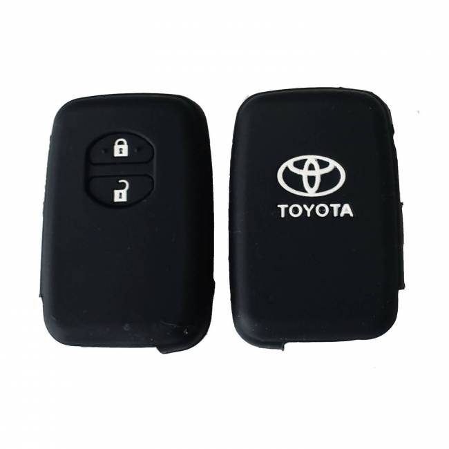Чехол силиконовый смарт ключа TOYOTA 2 кнопки (с лого) — для бизнеса и офиса