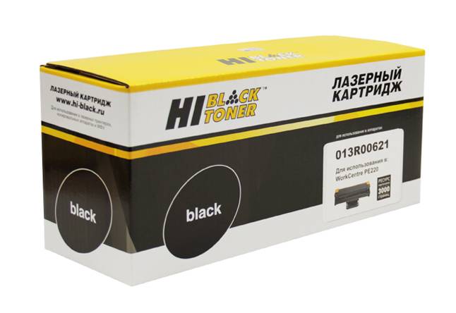 Картридж Hi-Black (HB-013R00621) для Xerox PE220, 3K — для бизнеса и офиса Картридж Hi-Black (HB-013R00621) для Xerox PE220, 3K — для бизнеса и офиса