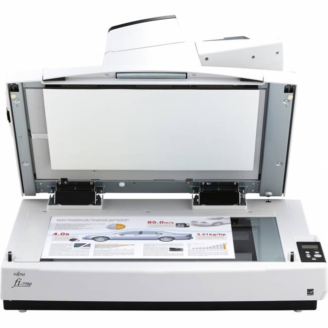fi-7700 Документ сканер А3, двухсторонний, 100 стр/мин, cо встроенным планшетом, автопод. 300 листов, USB 3.0 Fujitsu fi-7700 (PA03740-B001) — для бизнеса и офиса