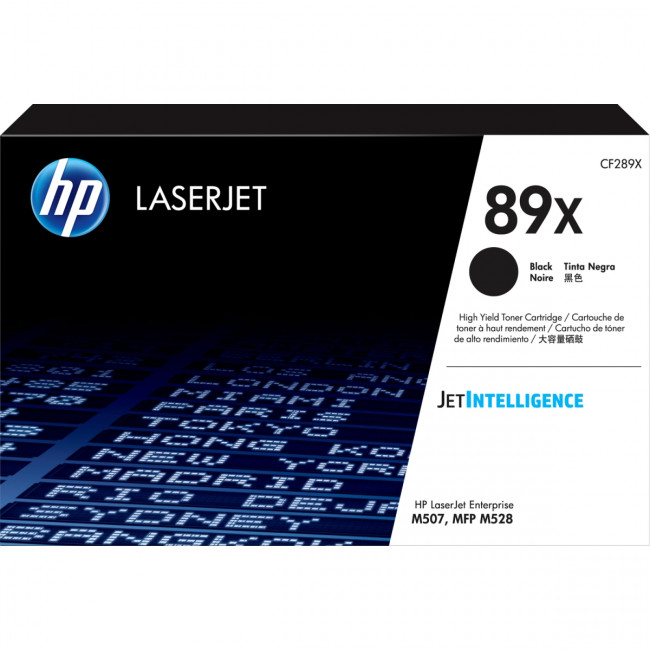 Тонер-картридж HP 89X Black Original LaserJet Toner Cartridge (CF289X) — для бизнеса и офиса