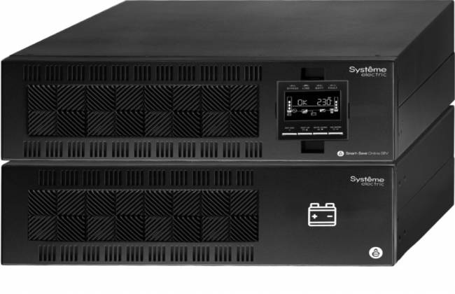 ИБП Systeme Electric Smart-Save Online SRV 10000 ВА, монтаж в стойку 6U, 230 В, 1:1, клеммный вход/выход, SmartSlot, LCD, USB, версия с возможностью увеличения времени автономии, 2 кор. SYSTEME ELECTRIC SRVSE10KRTXLI6U — для бизнеса и офиса ИБП Systeme Electric Smart-Save Online SRV 10000 ВА, монтаж в стойку 6U, 230 В, 1:1, клеммный вход/выход, SmartSlot, LCD, USB, версия с возможностью увеличения времени автономии, 2 кор. SYSTEME ELECTRIC SRVSE10KRTXLI6U — для бизнеса и офиса