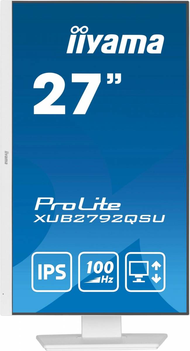 Монитор IIYAMA XUB2792QSU-W6 — для бизнеса и офиса Монитор IIYAMA XUB2792QSU-W6 — для бизнеса и офиса