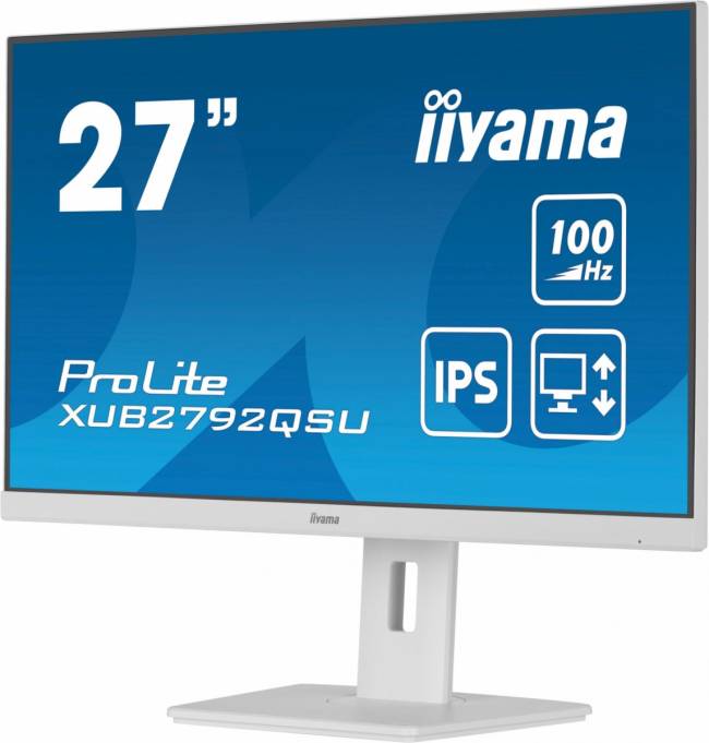 Монитор IIYAMA XUB2792QSU-W6 — для бизнеса и офиса Монитор IIYAMA XUB2792QSU-W6 — для бизнеса и офиса