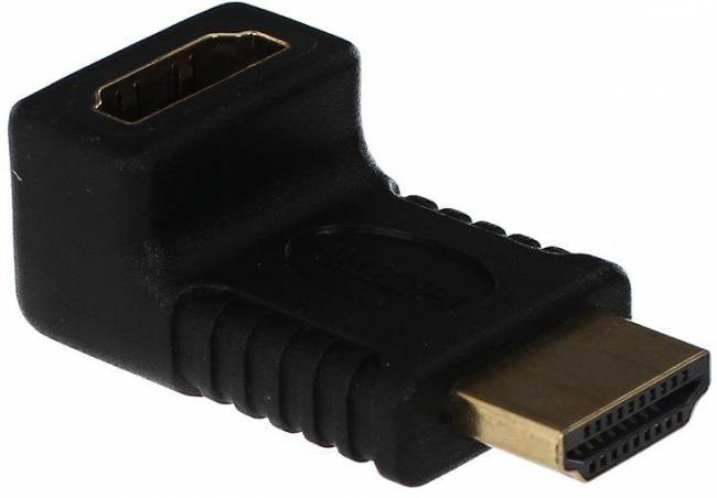 Переходник HDMI (M) <--> HDMI (F) угловой 90° VCOM <CA320> VCOM HDMI (m) - HDMI (f) — для бизнеса и офиса Переходник HDMI (M) <--> HDMI (F) угловой 90° VCOM <CA320> VCOM HDMI (m) - HDMI (f) — для бизнеса и офиса