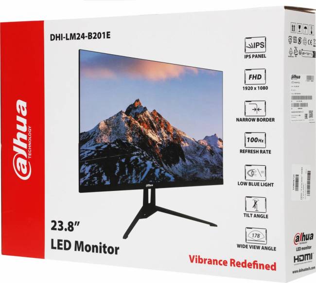 Монитор Dahua DHI-LM24-B201E — для бизнеса и офиса Монитор Dahua DHI-LM24-B201E — для бизнеса и офиса