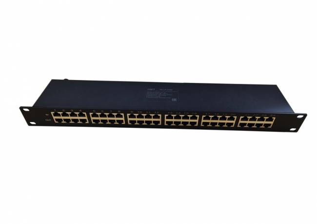 Устройство грозозащиты Gigabit Ethernet PoE на 24 канала New System Technologies NS-LP-24GP — для бизнеса и офиса Устройство грозозащиты Gigabit Ethernet PoE на 24 канала New System Technologies NS-LP-24GP — для бизнеса и офиса