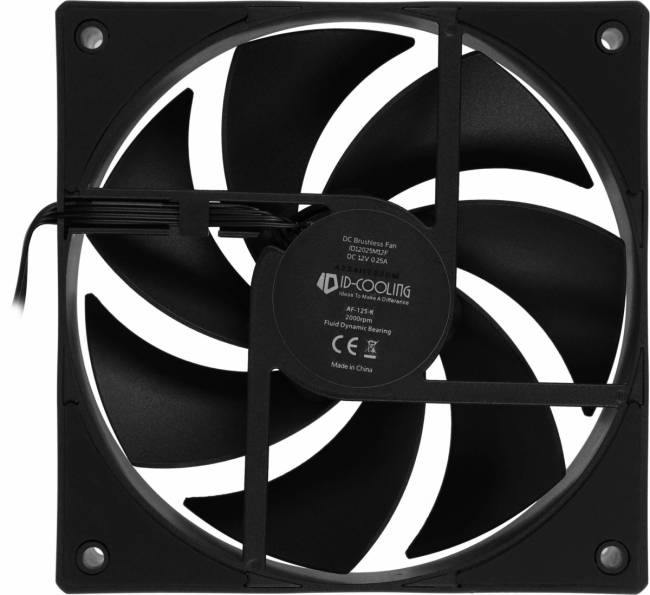 Вентилятор для корпуса ID-COOLING AF-125-K — для бизнеса и офиса Вентилятор для корпуса ID-COOLING AF-125-K — для бизнеса и офиса