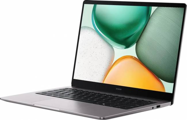 Ноутбук Ноутбук Honor MagicBook X14 GDG-X Core i3 1315U 8Gb SSD512Gb Intel UHD Graphics 14" IPS FHD+ (1920x1200) FreeDOS grey WiFi BT Cam (5301ALXB) — для бизнеса и офиса
