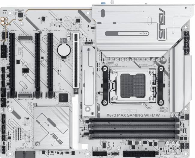 Материнская плата ASUS X870 MAX GAMING WIFI7 W — для бизнеса и офиса Материнская плата ASUS X870 MAX GAMING WIFI7 W — для бизнеса и офиса