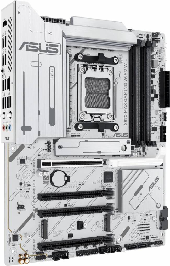 Материнская плата ASUS X870 MAX GAMING WIFI7 W — для бизнеса и офиса Материнская плата ASUS X870 MAX GAMING WIFI7 W — для бизнеса и офиса