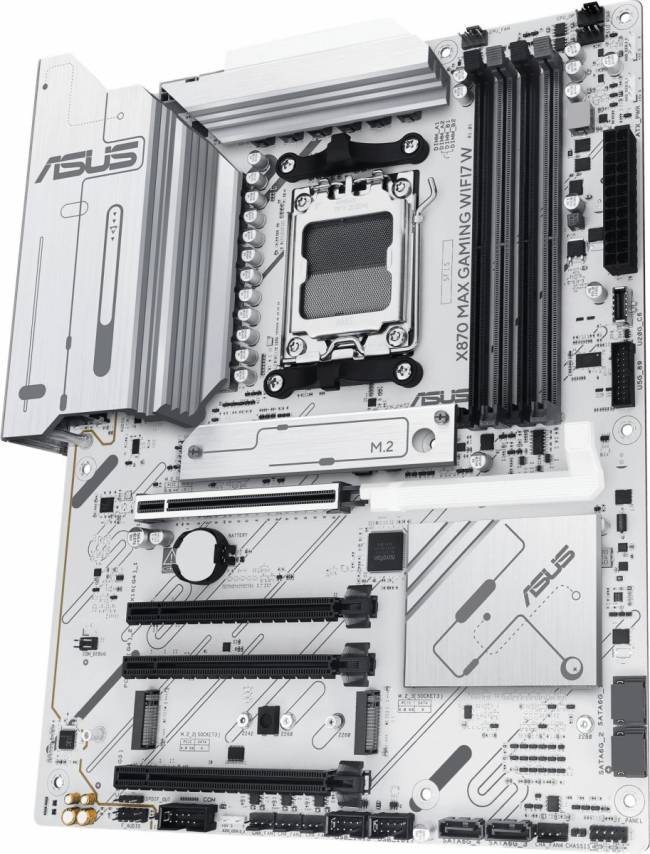 Материнская плата ASUS X870 MAX GAMING WIFI7 W — для бизнеса и офиса Материнская плата ASUS X870 MAX GAMING WIFI7 W — для бизнеса и офиса