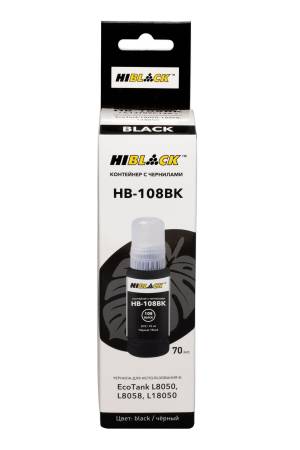 Контейнер с чернилами Hi-Black (HB-108) для Epson L8050/L18050, BK, 70ml Контейнер с чернилами Hi-Black (HB-108) для Epson L8050/L18050, BK, 70ml