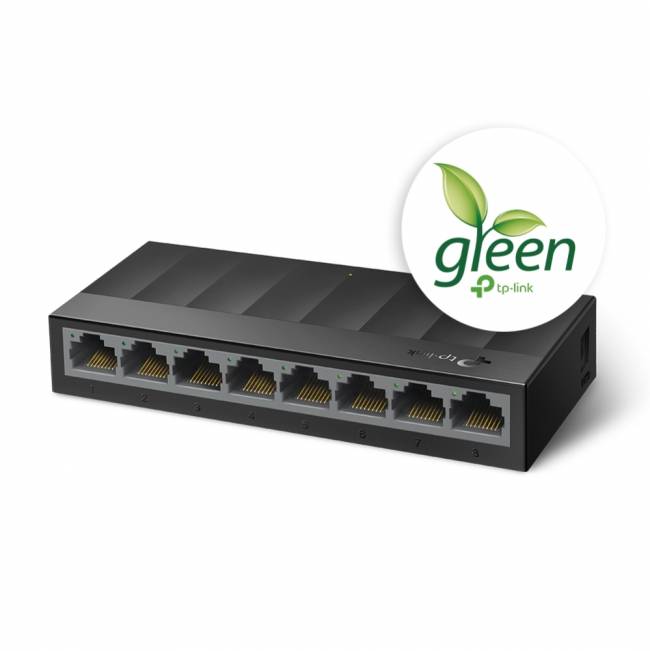 Коммутатор TP-Link LS1008G — для бизнеса и офиса Коммутатор TP-Link LS1008G — для бизнеса и офиса