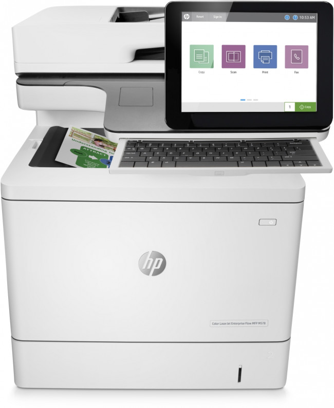 Лазерное МФУ HP Color LaserJet Enterprise MFP M578C — для бизнеса и офиса Лазерное МФУ HP Color LaserJet Enterprise MFP M578C — для бизнеса и офиса