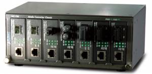 MC-700 шасси для установки медиаконвертеров PLANET MC-700
