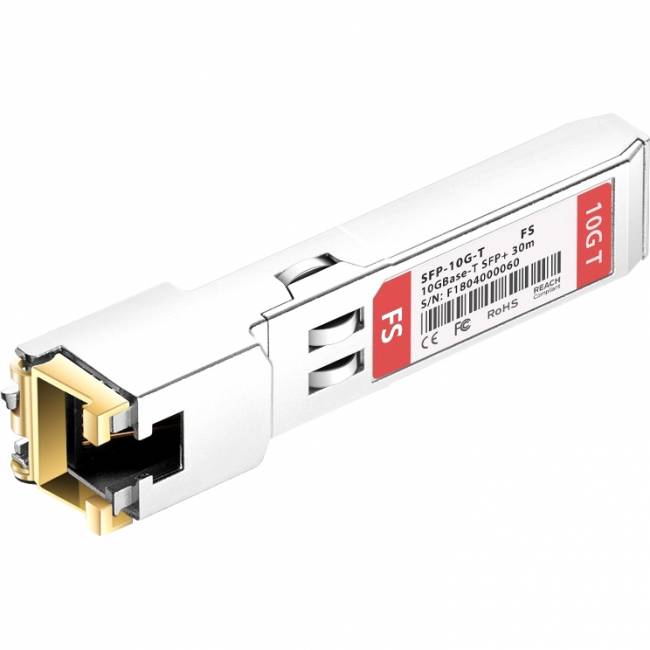 Трансивер FS SFP-10G-T — для бизнеса и офиса Трансивер FS SFP-10G-T — для бизнеса и офиса