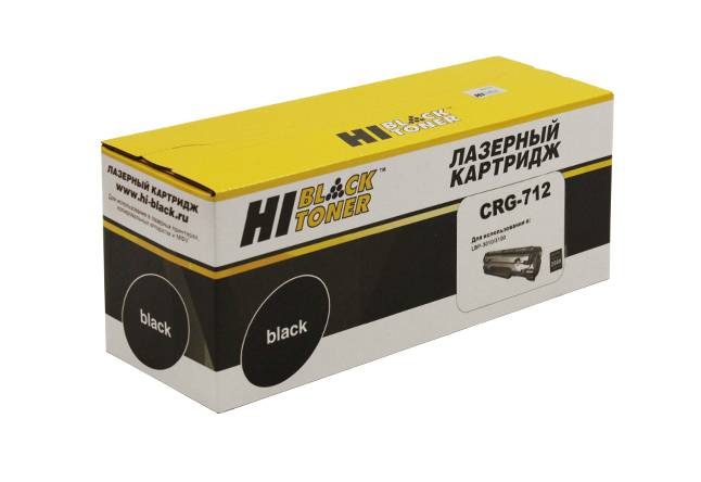 Картридж Hi-Black (HB-№712) для Canon LBP-3010/3100, 2K — для бизнеса и офиса Картридж Hi-Black (HB-№712) для Canon LBP-3010/3100, 2K — для бизнеса и офиса