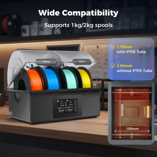 Сушилка филамента Sovol SH03 Sovol 6961136667946 — для бизнеса и офиса