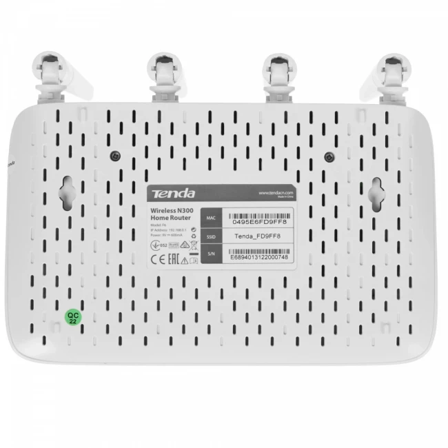 Маршрутизатор Tenda F6 — для бизнеса и офиса Маршрутизатор Tenda F6 — для бизнеса и офиса