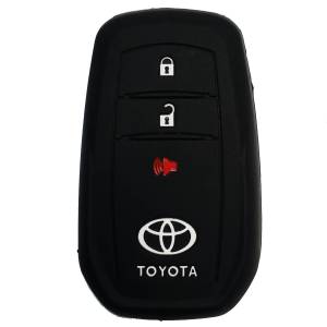 Чехол силиконовый смарт ключа TOYOTA 2+1 кнопки (с лого)