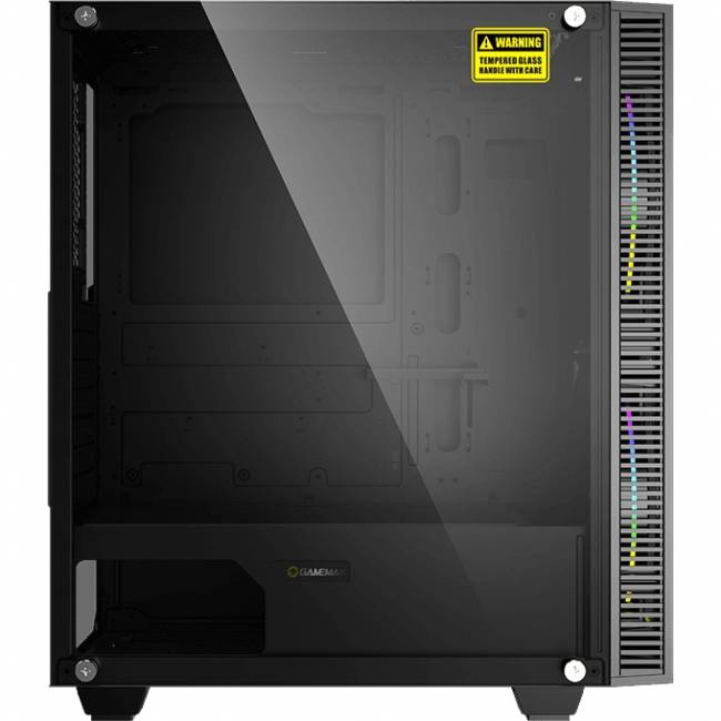 Компьютерный корпус, без блока питания ATX GameMax Black Hole — для бизнеса и офиса Компьютерный корпус, без блока питания ATX GameMax Black Hole — для бизнеса и офиса