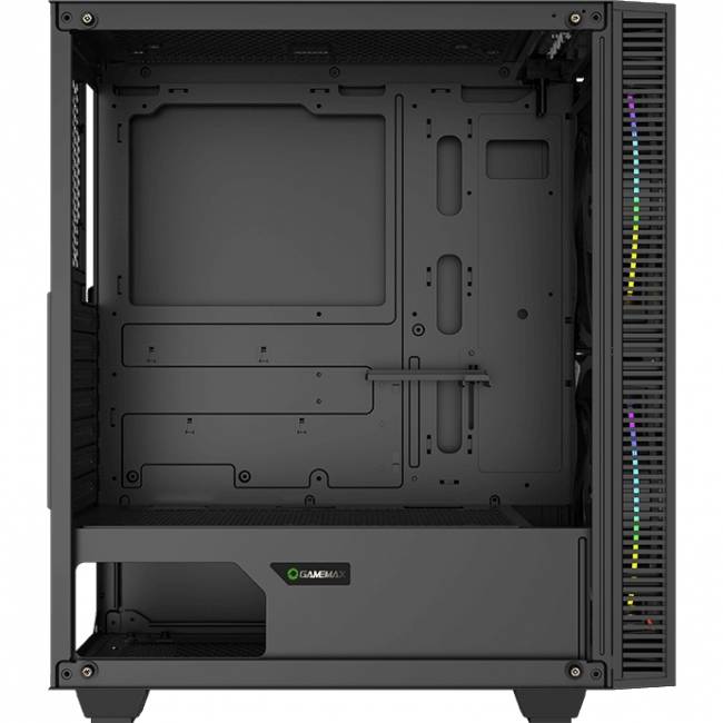Компьютерный корпус, без блока питания ATX GameMax Black Hole — для бизнеса и офиса Компьютерный корпус, без блока питания ATX GameMax Black Hole — для бизнеса и офиса