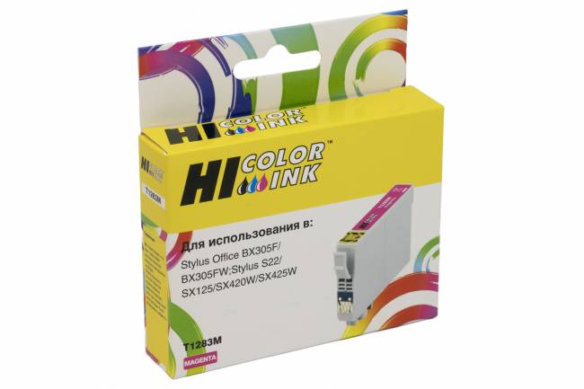 Картридж Hi-Black (HB-T1283) для Epson Stylus S22/SX125/SX420W/SX425W/BX305F, M — для бизнеса и офиса Картридж Hi-Black (HB-T1283) для Epson Stylus S22/SX125/SX420W/SX425W/BX305F, M — для бизнеса и офиса