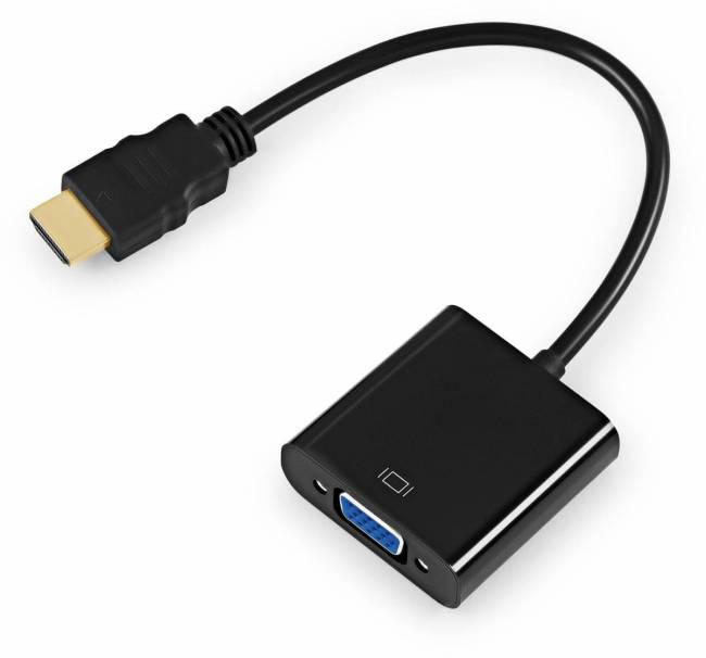 Переходник KingPrice KP-HDMI(M)-VGA(F) — для бизнеса и офиса Переходник KingPrice KP-HDMI(M)-VGA(F) — для бизнеса и офиса