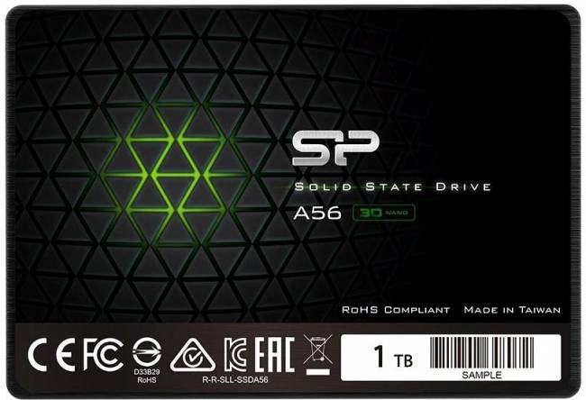 Накопитель SSD Silicon Power SP001TBSS3A56A25 — для бизнеса и офиса Накопитель SSD Silicon Power SP001TBSS3A56A25 — для бизнеса и офиса