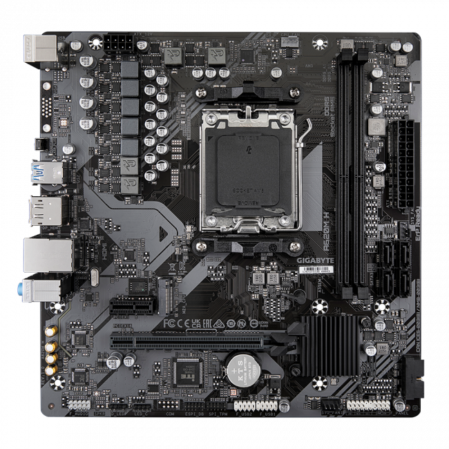 Материнская плата GIGABYTE A620M H — для бизнеса и офиса Материнская плата GIGABYTE A620M H — для бизнеса и офиса