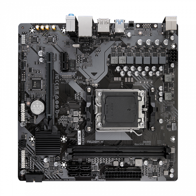 Материнская плата GIGABYTE A620M H — для бизнеса и офиса Материнская плата GIGABYTE A620M H — для бизнеса и офиса
