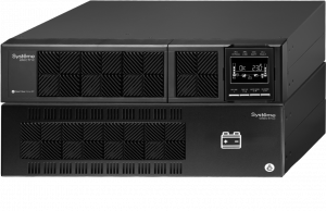 ИБП Systeme Electric Smart-Save Online SRT 8000 ВА, конвертируемый форм-фактор 5U, 230 В, 1:1, клеммный вход/выход, SmartSlot, LCD, USB HID, SNMP карта, параллельное резервирование, версия с возможностью увеличения времени автономии, 2 кор. SYSTEME ELECTR