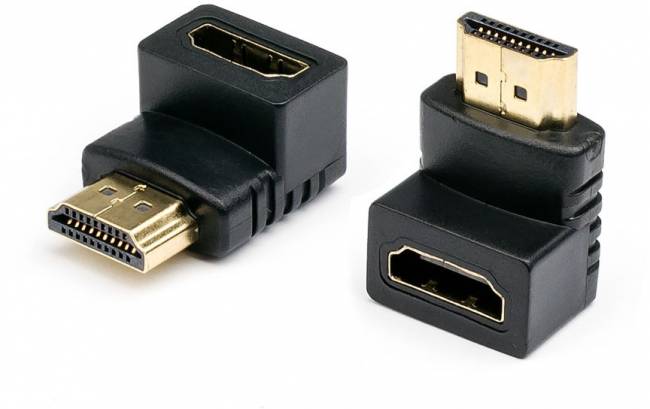 Переходник угловой HDMI (90°, HDMI(m) <=> HDMI(f)) ATcom HDMI (m) - HDMI (f)) — для бизнеса и офиса Переходник угловой HDMI (90°, HDMI(m) <=> HDMI(f)) ATcom HDMI (m) - HDMI (f)) — для бизнеса и офиса