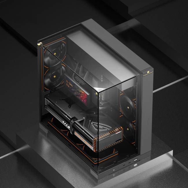 Корпус без блока питания Thermalright A70 Black — для бизнеса и офиса Корпус без блока питания Thermalright A70 Black — для бизнеса и офиса