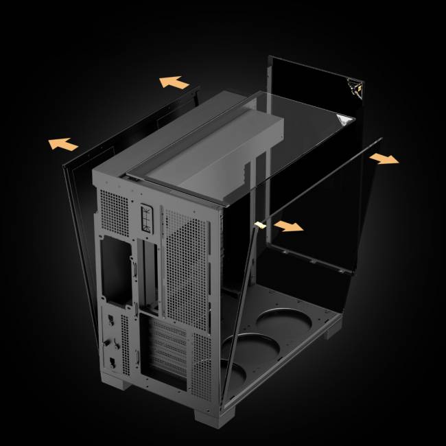 Корпус без блока питания Thermalright A70 Black — для бизнеса и офиса Корпус без блока питания Thermalright A70 Black — для бизнеса и офиса