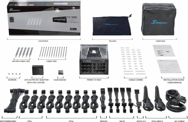 Блок питания Seasonic TX-1600 SSR-1600TR2 — для бизнеса и офиса Блок питания Seasonic TX-1600 SSR-1600TR2 — для бизнеса и офиса