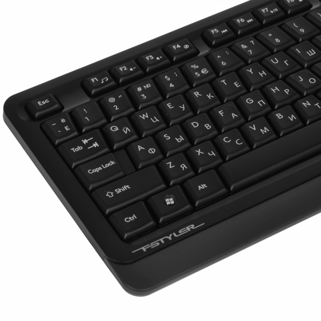 Клавиатура A4Tech Fstyler FKS10 черный/серый USB (FKS10 GREY) A4Tech FKS10 GREY — для бизнеса и офиса Клавиатура A4Tech Fstyler FKS10 черный/серый USB (FKS10 GREY) A4Tech FKS10 GREY — для бизнеса и офиса