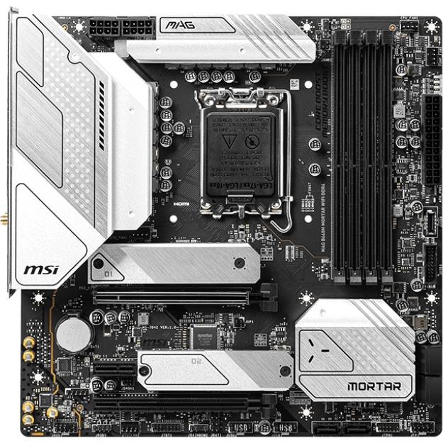 Материнская плата MSI MAG B660M MORTAR WIFI DDR4 — для бизнеса и офиса Материнская плата MSI MAG B660M MORTAR WIFI DDR4 — для бизнеса и офиса