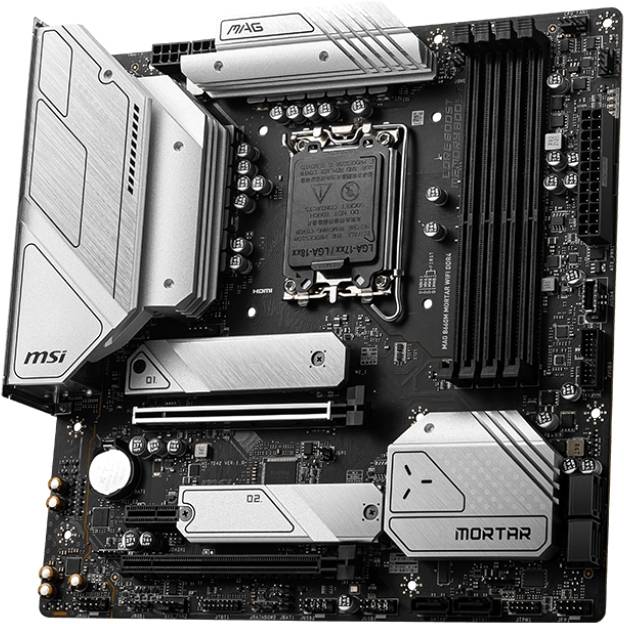 Материнская плата MSI MAG B660M MORTAR WIFI DDR4 — для бизнеса и офиса Материнская плата MSI MAG B660M MORTAR WIFI DDR4 — для бизнеса и офиса