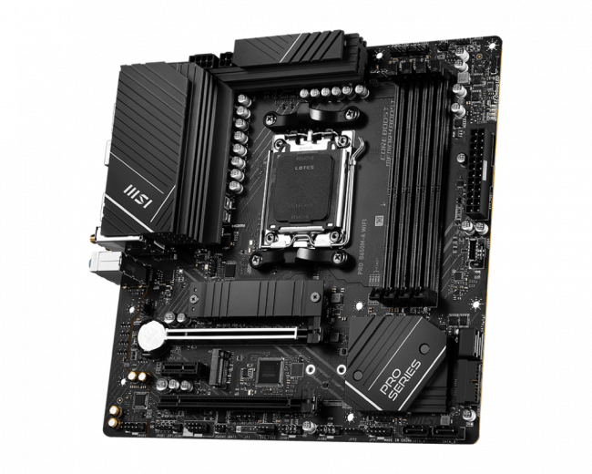 Материнская плата MSI PRO B650M-A WIFI — для бизнеса и офиса Материнская плата MSI PRO B650M-A WIFI — для бизнеса и офиса