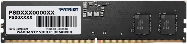 Память DDR5 16Gb 4800MHz Patriot PSD516G480081 — для бизнеса и офиса Память DDR5 16Gb 4800MHz Patriot PSD516G480081 — для бизнеса и офиса