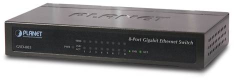 коммутатор PLANET GSD-803 — для бизнеса и офиса коммутатор PLANET GSD-803 — для бизнеса и офиса