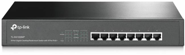 Коммутатор TP-Link TL-SG1008MP — для бизнеса и офиса