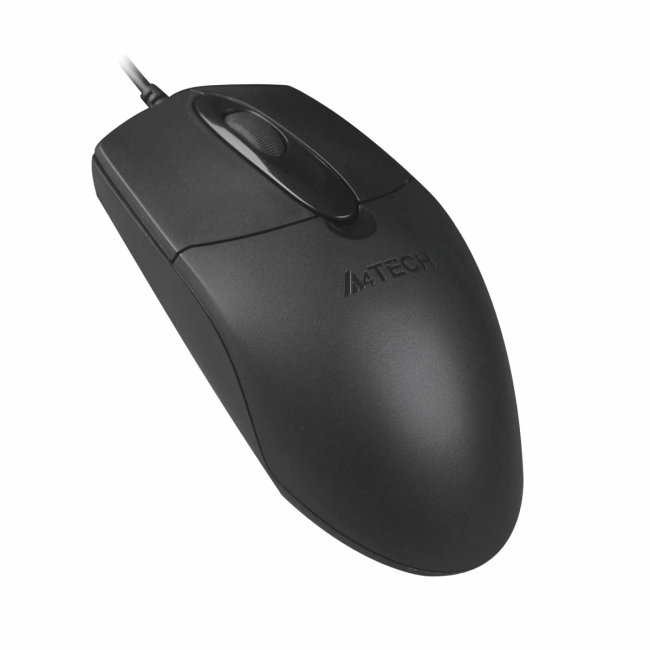 Мышь A4Tech OP-720S черный оптич. 1200dpi silent USB 2but A4Tech OP-720S — для бизнеса и офиса