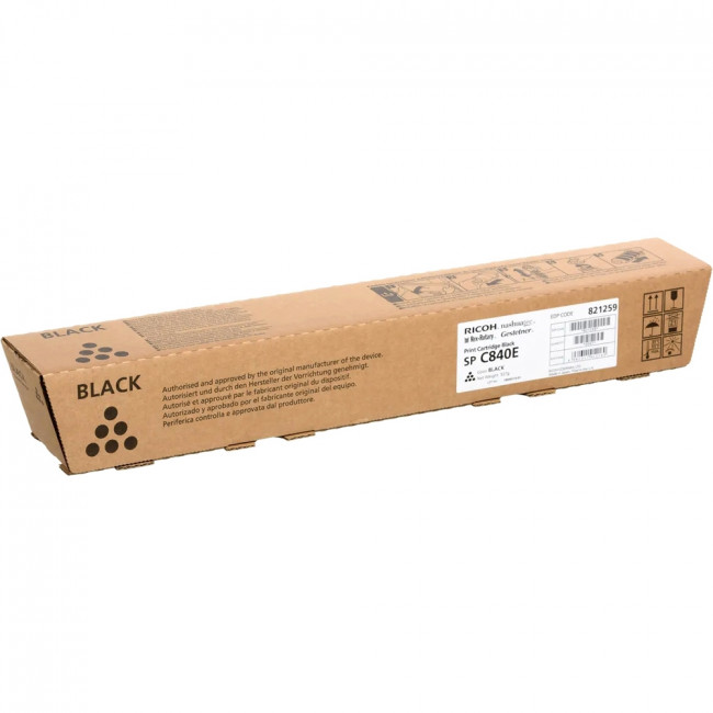 Тонер Bk, SP C840E Ricoh SP C840E (821259) — для бизнеса и офиса Тонер Bk, SP C840E Ricoh SP C840E (821259) — для бизнеса и офиса