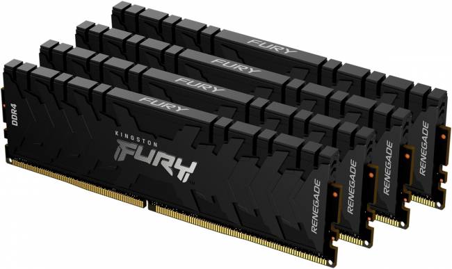 Память оперативная Kingston FURY Renegade Black KF436C18RBK4/128 — для бизнеса и офиса Память оперативная Kingston FURY Renegade Black KF436C18RBK4/128 — для бизнеса и офиса